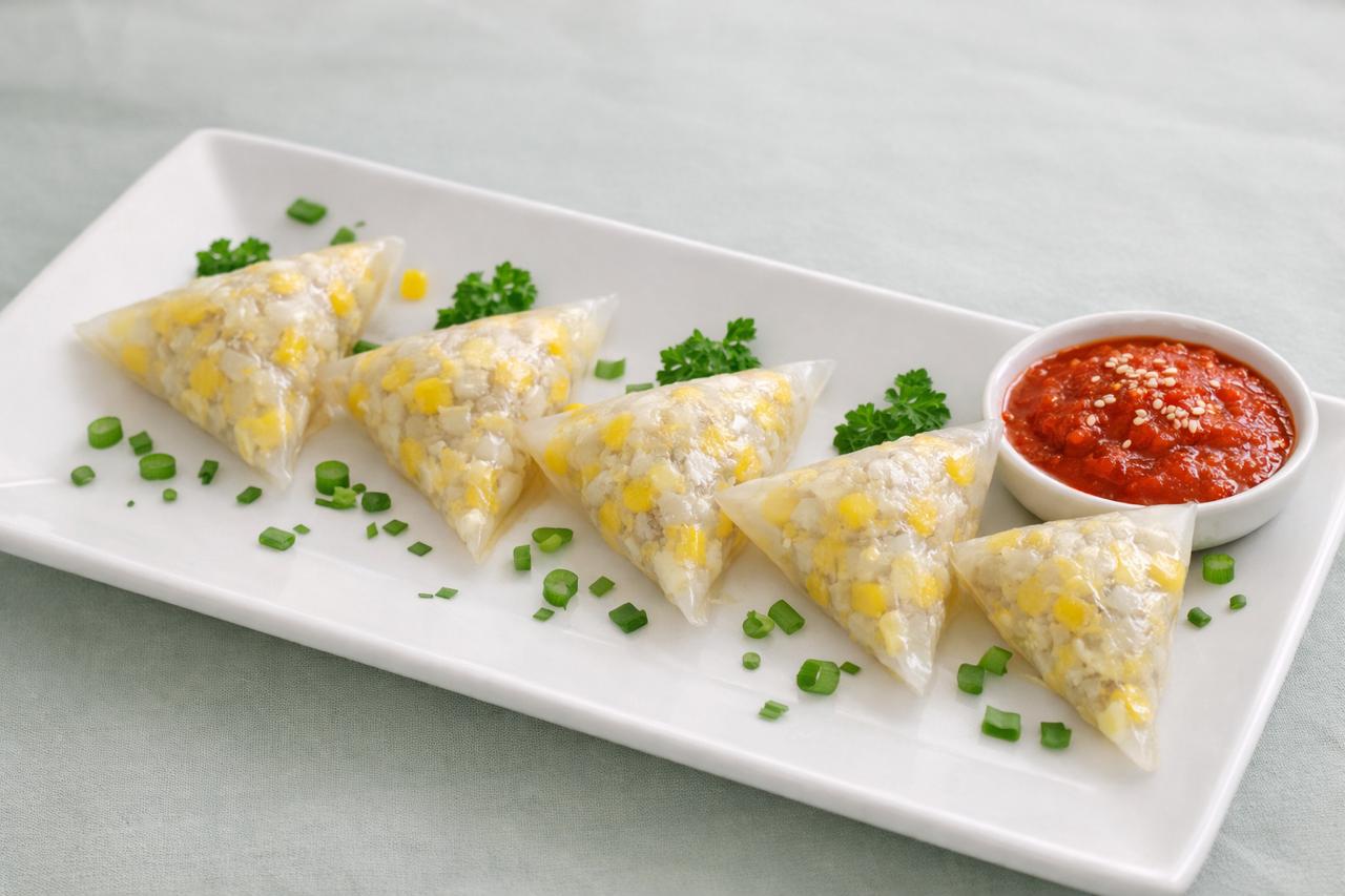 Corn-Cheese Dumplings